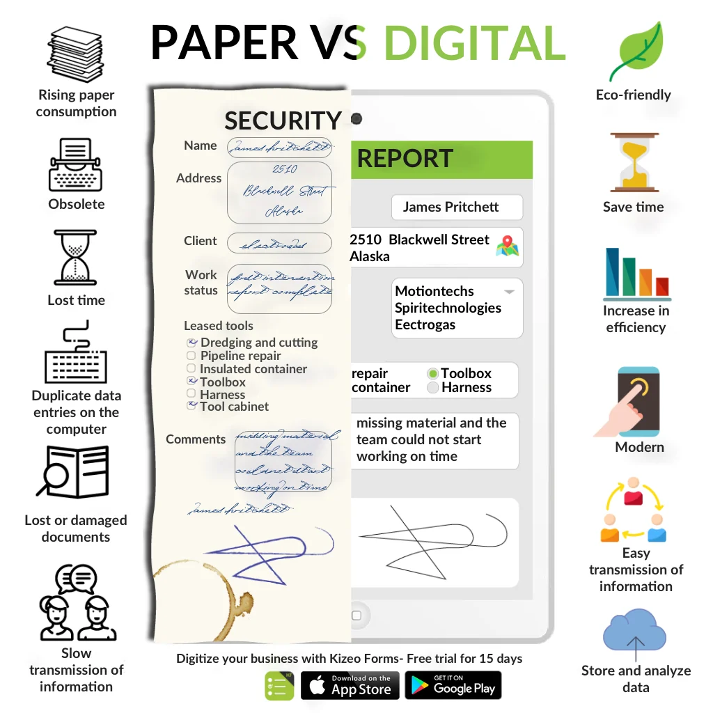 Upload a scanned paper PDF form